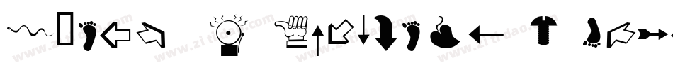 A&L Dingbats 1 Normal字体转换